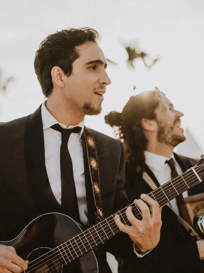 Live band performance outdoors